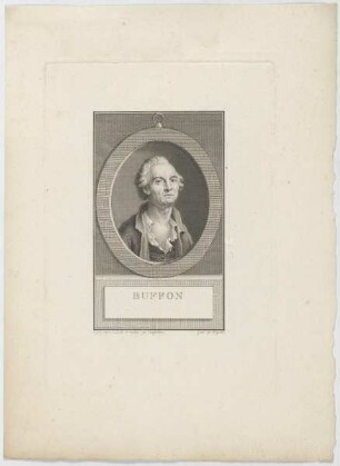 Bildnis des Georges Louis Le Clerc de Buffon