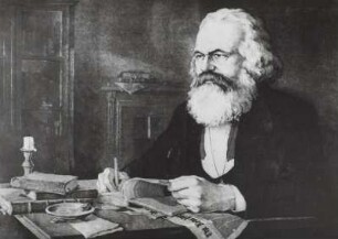 Karl Marx inm Arbeitszimmer (London)