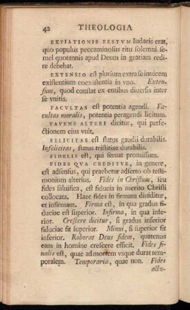 Facultas est potentia agendi. - Oblivio, impotentia ideas reproductas recognoscendi.
