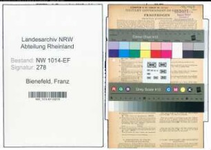Entnazifizierung Franz Bienefeld , geb. 20.10.1910 (Kaufmann)