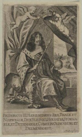 Bildnis des Königs Friedrich III. von Dänemark, Domprobst zu Halberstadt