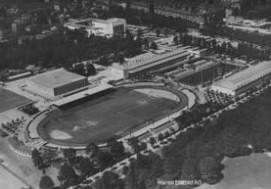Dresdner Kampfbahn (Rudolf-Harbig-Stadion Dresden) : Blickrichtung Nordwesten