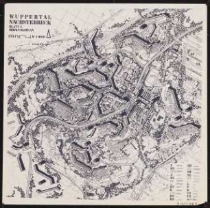 Ostfriedhof, Wuppertal: Planungsunterlage: Bebauungsplan Wuppertal-Nächstebreck, Blatt 5 1:1000