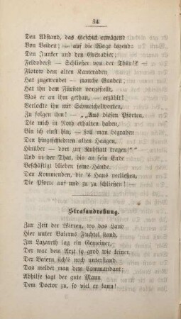 Strafandrohung.