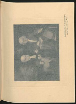 Gotthold Ephraim und Theophilus Lessing nach dem Bilde eines Kamenzer Malers