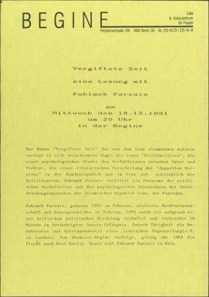 Vergiftete Zeit