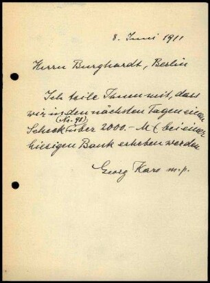 Bericht des zweiten Sekretars