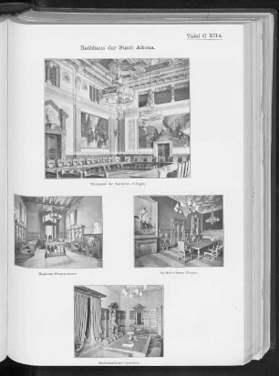 Tafel C XII a. Rathhaus der Stadt Altona.