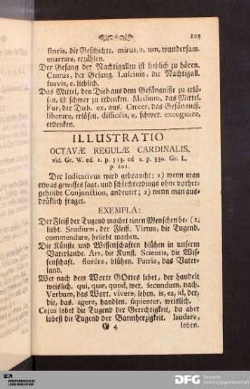 Illustratio Octavæ Regulæ Cardinalis.