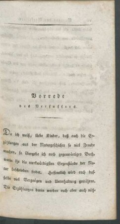 Vorrede des Verfassers.