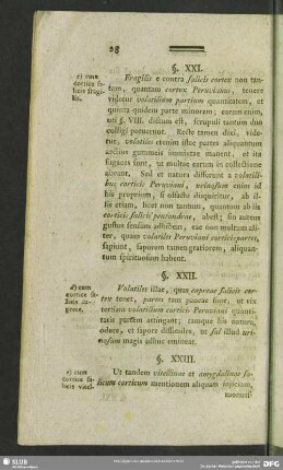 §. XXIII. e) cum cortice salicis vitellinae et amygdalinae