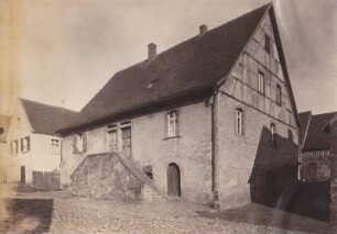Haus 163/164. Fachwerk, Doppelhaus