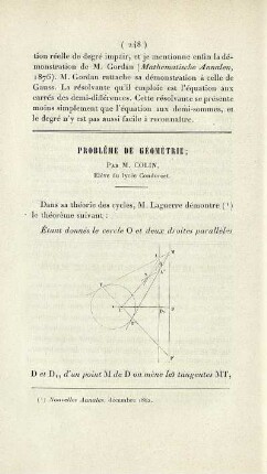 Problème de géométrie.