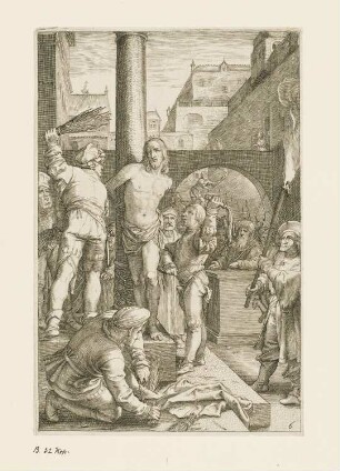 Dornenkrönung, Blatt 7 der Folge "Passion Christi"