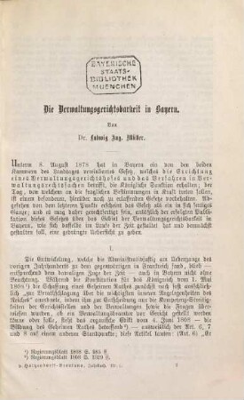 Jahrbuch für Gesetzgebung, Verwaltung und Volkswirtschaft im Deutschen Reich. 3, 3. 1879
