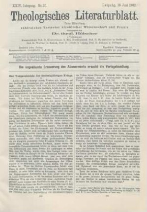 289-297 Zur Vorgeschichte des dreissigjährigen Kriegs