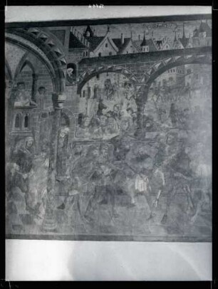 Stadtpfarrkirche; Wandbild nach der Restaurierung