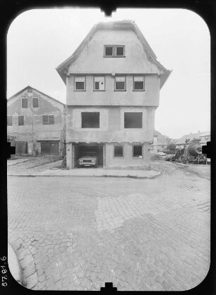 Schmalkalden, Braugasse. Wohnhaus. Giebelfront
