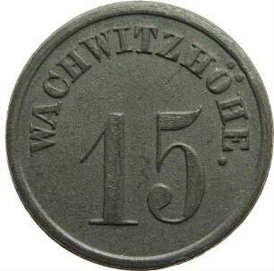 Dresden - Wertmarke "15", Wachwitzhöhe