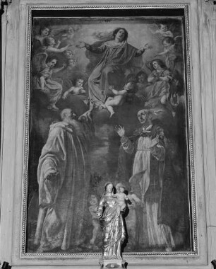 Himmelfahrt Mariens mit den Heiligen Romuald und Gregorius