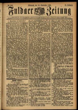 Ausgabe vom Mittwoch, den 13. September 1893.