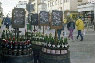 Westerland: Fußgängerzone Friedrichstraße [mit Auggener Schäf]