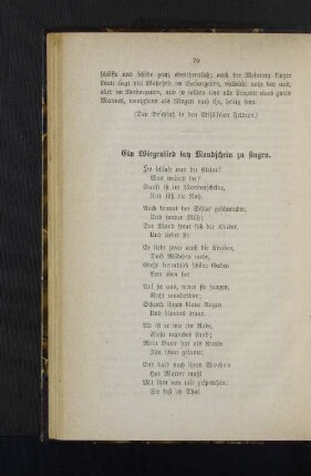 Ein Wiegenlied bey Mondschein zu singen.