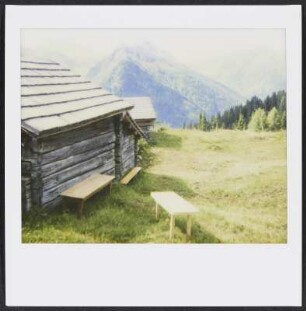 Hütte auf der Alm Galtür