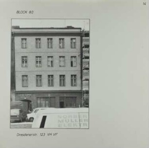 Fotografie: Dresdener Str. 123, um 1981