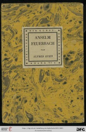 Band 25: Bibliothek der Kunstgeschichte: Anselm Feuerbach