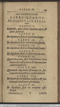 Liber IV. De Dignitate Styli