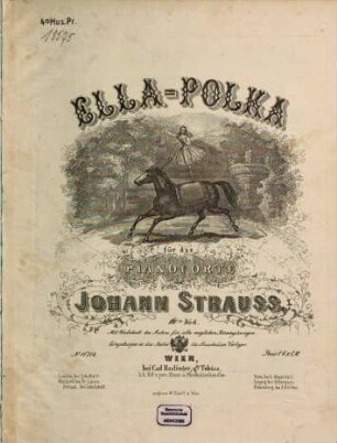 Ella-Polka : für das Pianoforte ; 160tes Werk