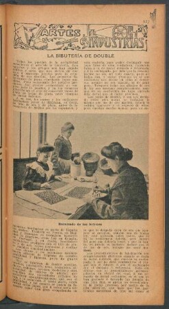 La bisutería de doublé : Artes é industrías