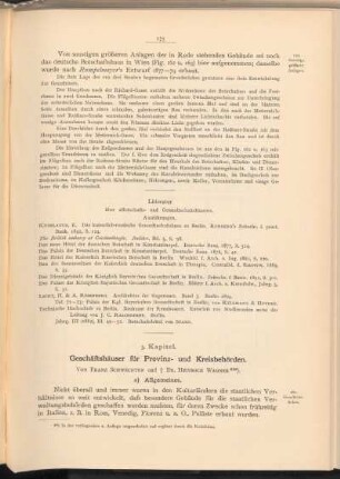 3. Kapitel. Geschäftshäuser für Provinz- und Kreisbehörden.