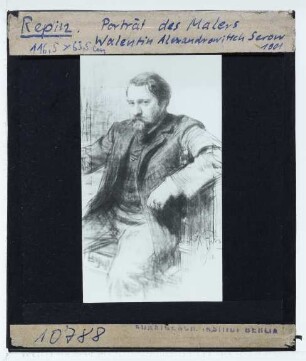 Repin, Porträt des Malers W.A. Serows (Портрет В.А. Серова) (1901)