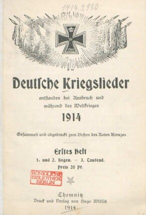 Heft 1: 1. und 2. Bogen