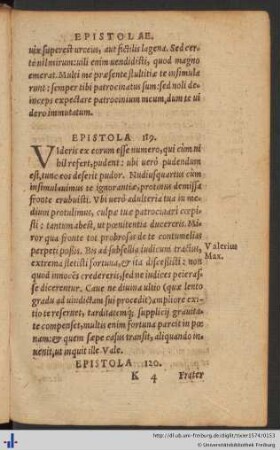 Epistola 120 – Epistola 129