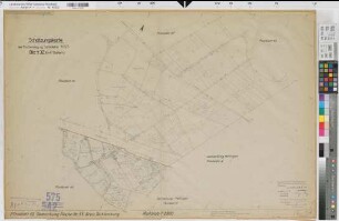 Mettingen (Mettingen), Flurbereinigung Schlickelde, Bl. 32 Schätzungskarte Recke Flur 12