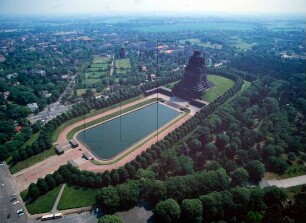 Völkerschlachtdenkmal in Leipzig : Blickrichtung Osten