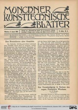 2: Das Rentoilieren alter Gemälde