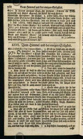 568-574, XXVI. Vom Himmel und der ewigen Seligkeit