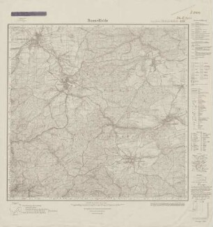 4331 (alte Nr.: 2453) Hasselfelde, Meßtischblatt (4cm - Karte)
