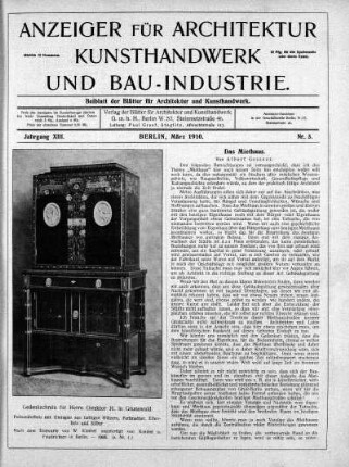 Nr. 3, März 1910