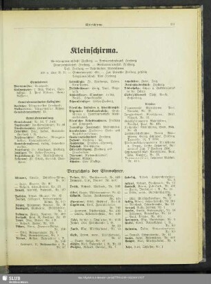 Kleinschirma