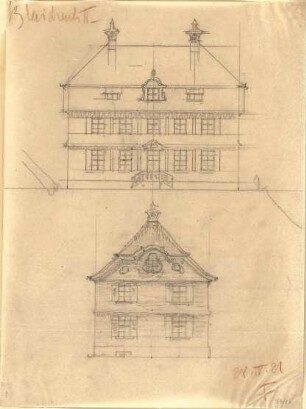 Fischer, Theodor; Blaichach; Haus Gradner - Ansichten