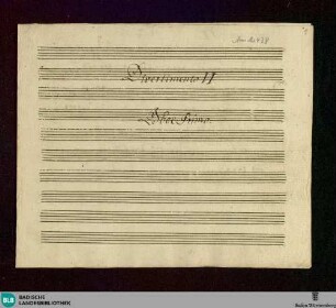 Divertimentos - Don Mus.Ms. 438 : winds; D; ReiF 5.61
