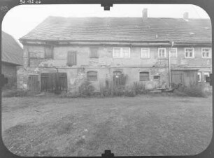 Dresden-Reick, Altreick 17. Gehöft (18./19. Jh.). Wohnstallhaus. Hofansicht (Teilansicht)