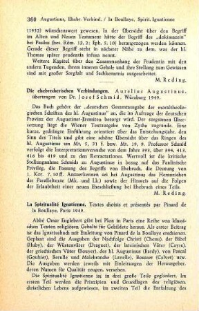 360-361 [Rezension] La spiritualité ignatienne