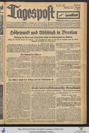 Nr. 176-202 (August 1938)