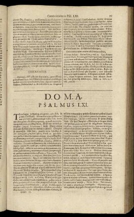Psalmus LXI. - Psalmus LXVII.